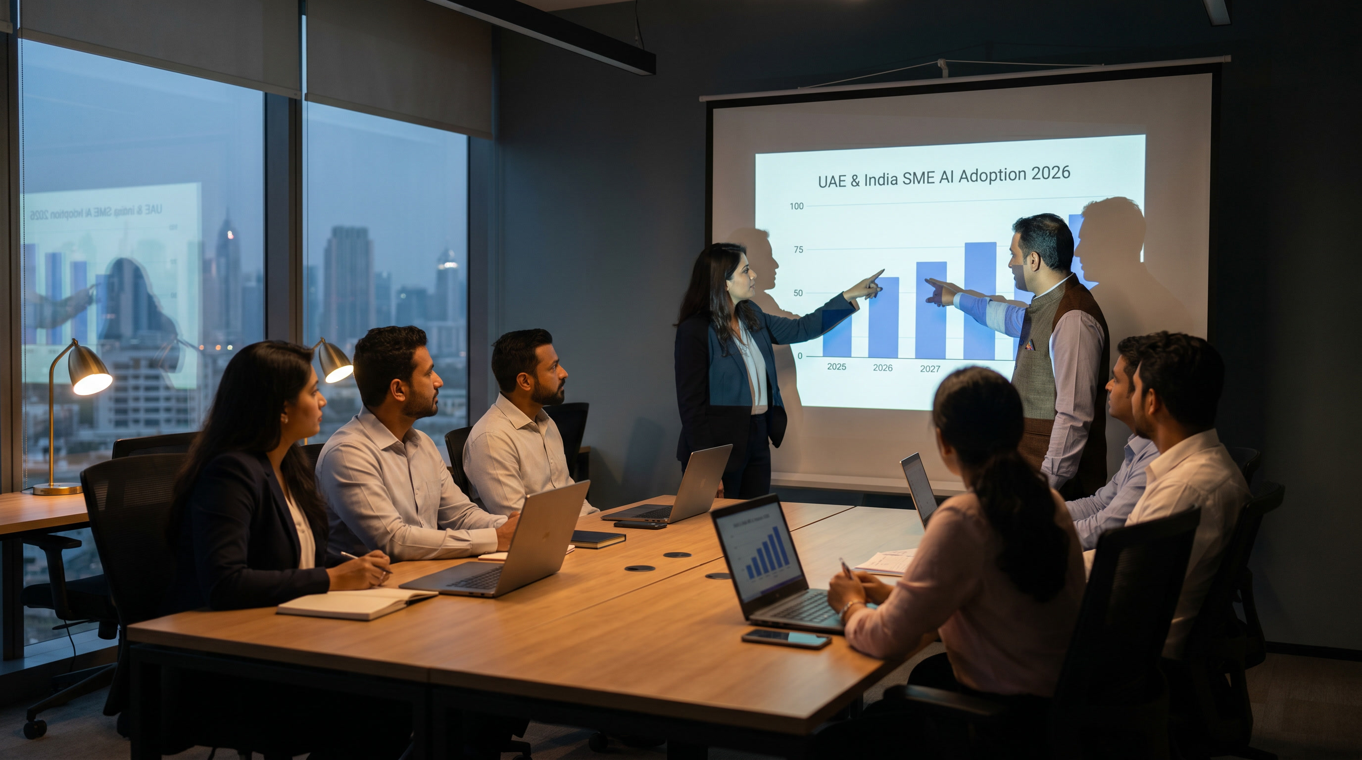 Where UAE & India Business AI Adoption Actually Stands in 2026